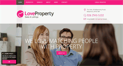 Desktop Screenshot of lovepropertyni.co.uk